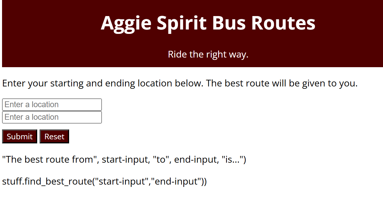 HowdyHack Bus Route